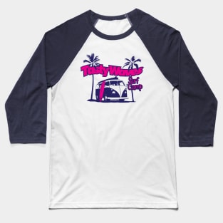 Tasty Waves Surf Camp Baseball T-Shirt